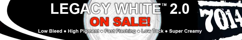 Legacy White Ink 2.0 - Screen Printing Ink