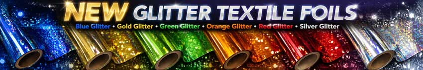New Glitter Textile Foil