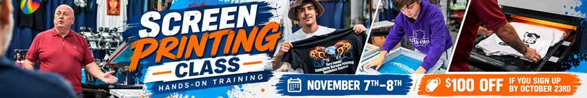 Screen Printing Class - November